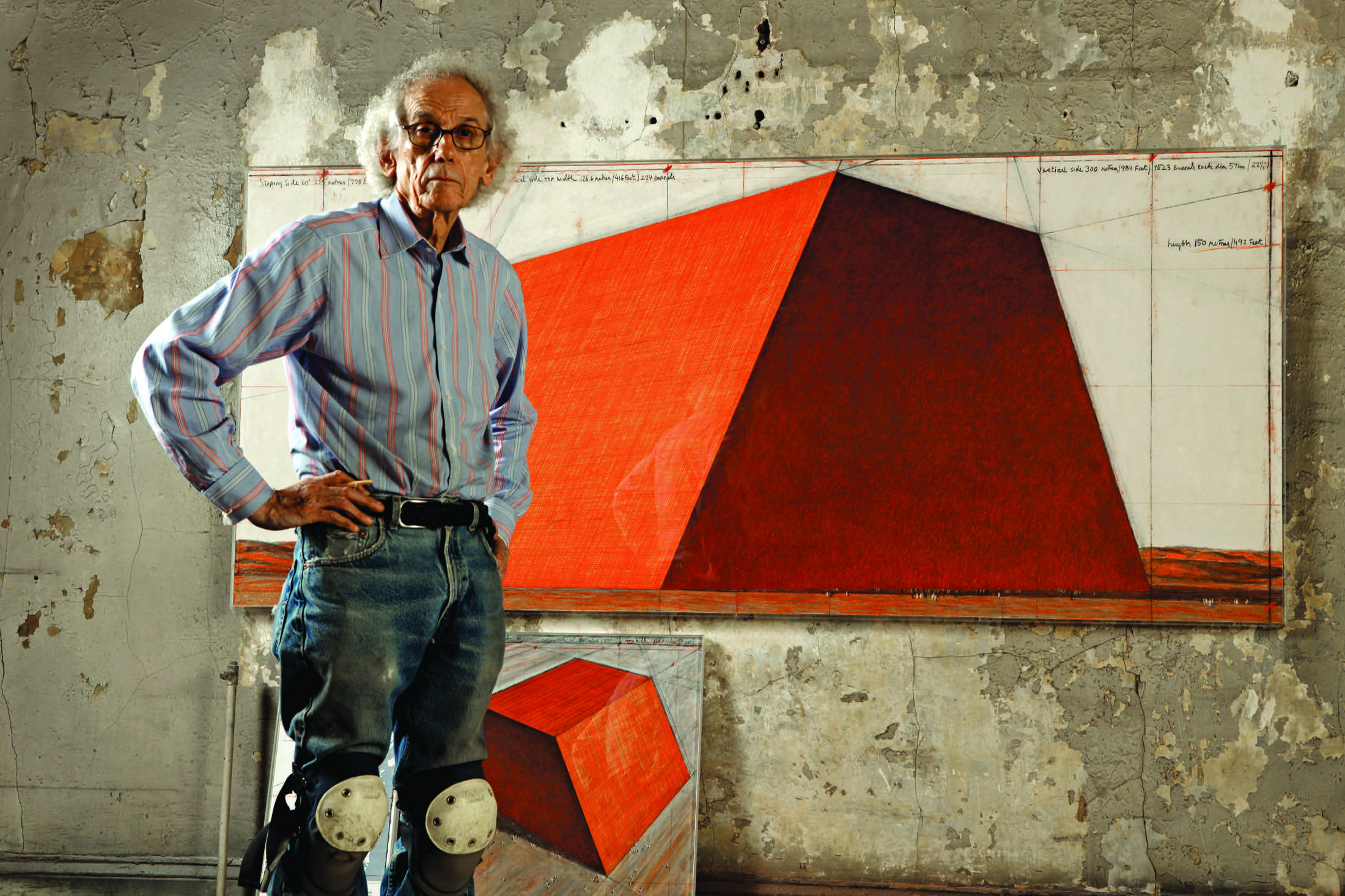 Christo, photo by Wolfgang Volz