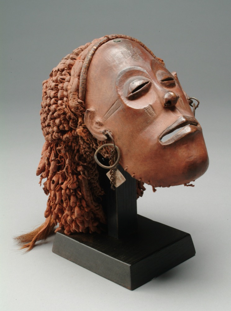 Artist unrecorded, Chokwe peoples, Angola, the Democratic Republic of the Congo and Zambia. Pwo (woman) mask, ca. 1890